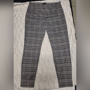 Plaid Chinos - Black and Brown